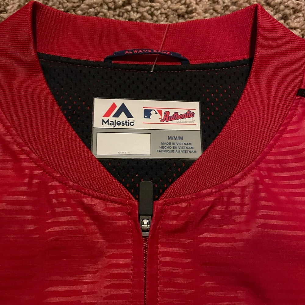 NWT MAJESTIC Coldbase pullover-Cincinnati Reds - Picture 2 of 3
